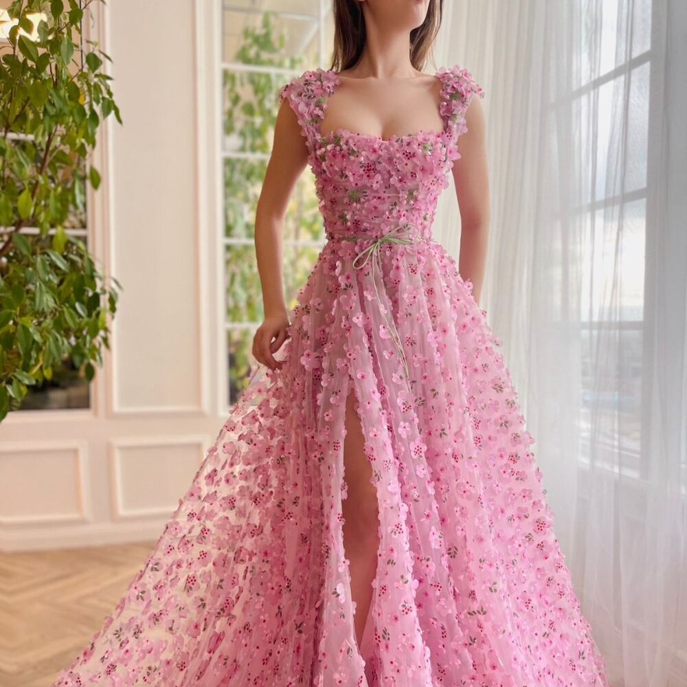Authentic Teuta Matoshi Rose Gown